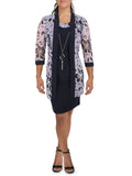 Knit Jacket Two Piece Dress T449279