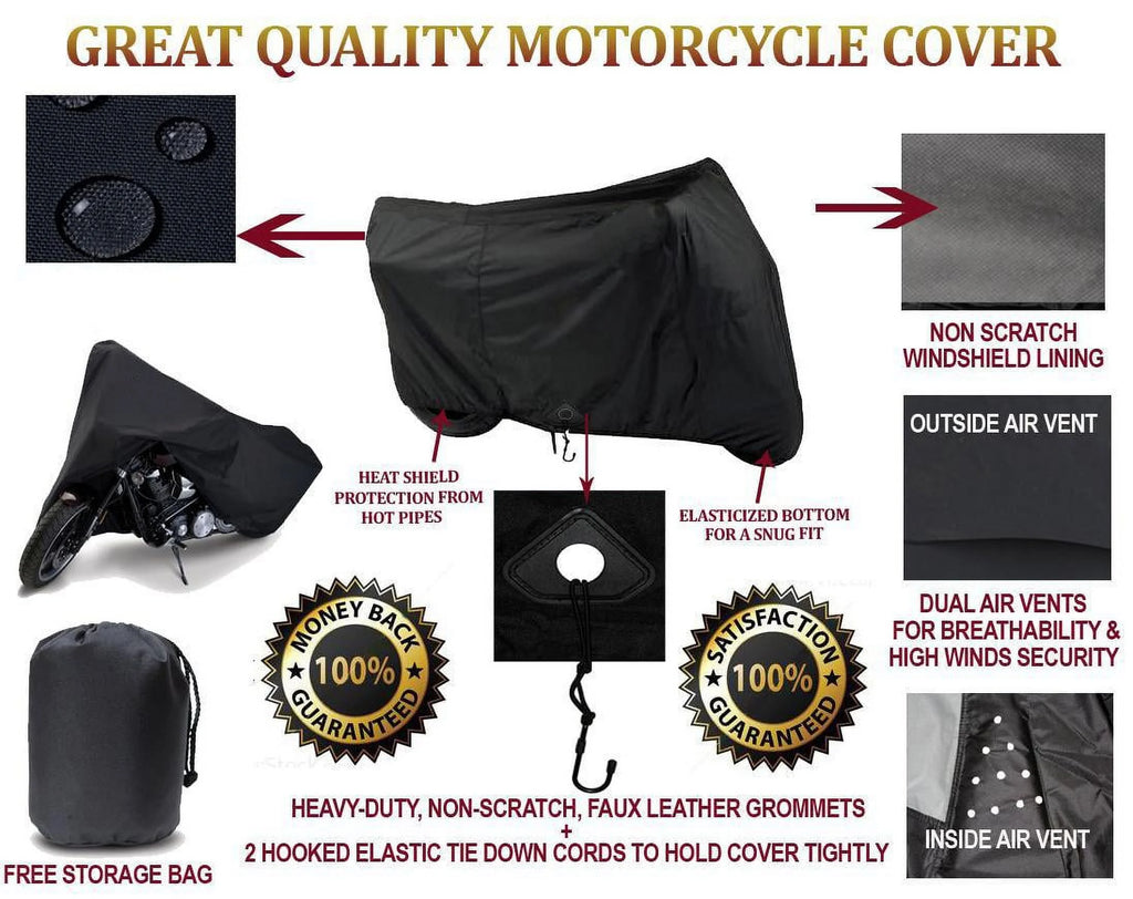 Heavy-Duty Motorcycle Cover with UV Protection S84063