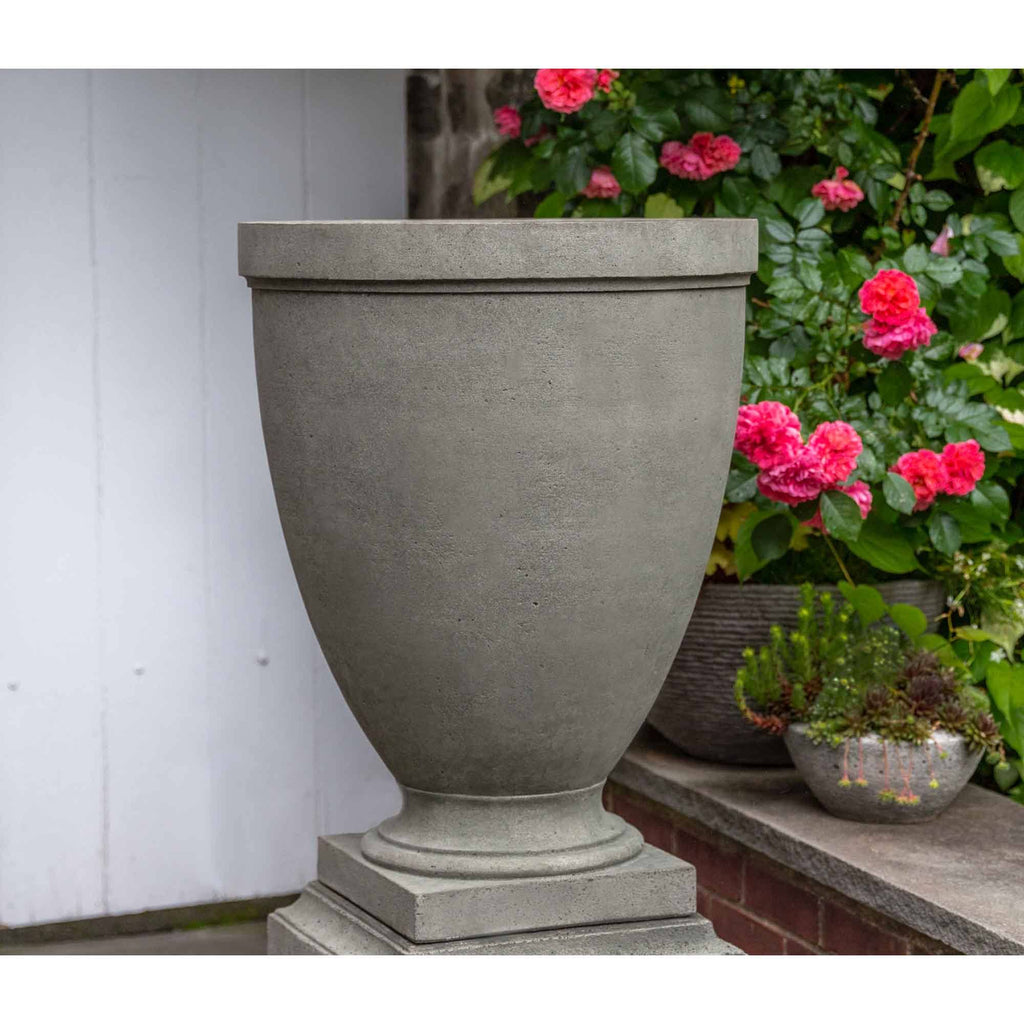 Aged Limestone Urn V3046
