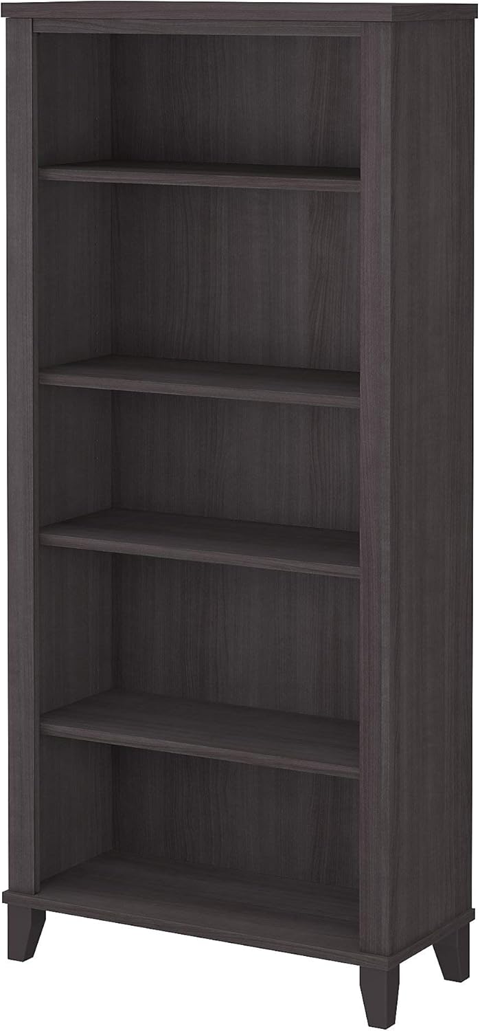 Ash Gray 5 Shelf Bookcase B72930