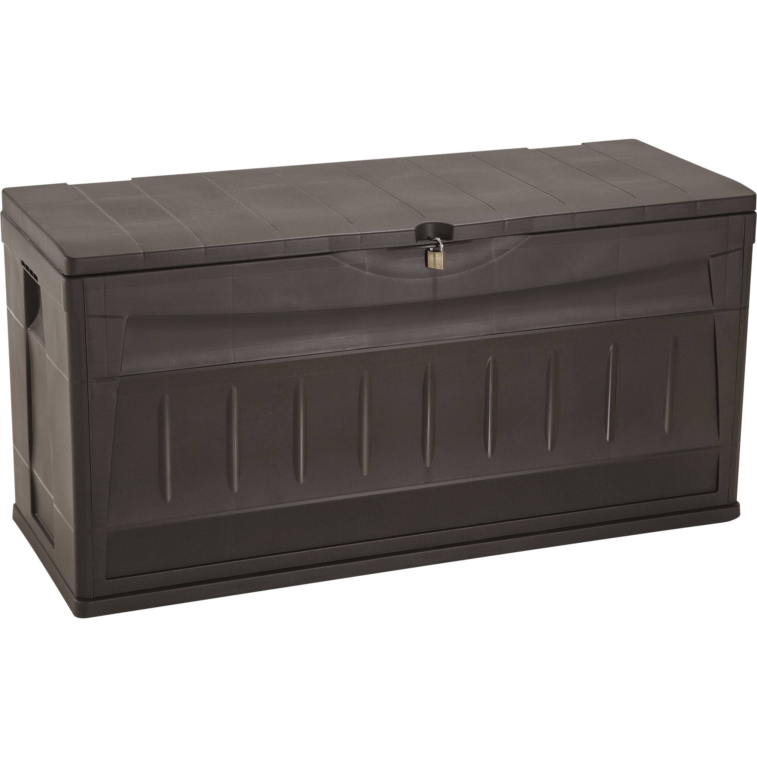 Brown Plastic Storage Deck Box N513