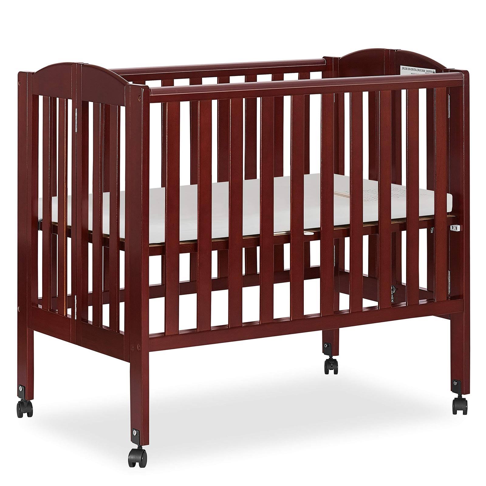 2-in-1 Wood Folding Portable Crib W5265