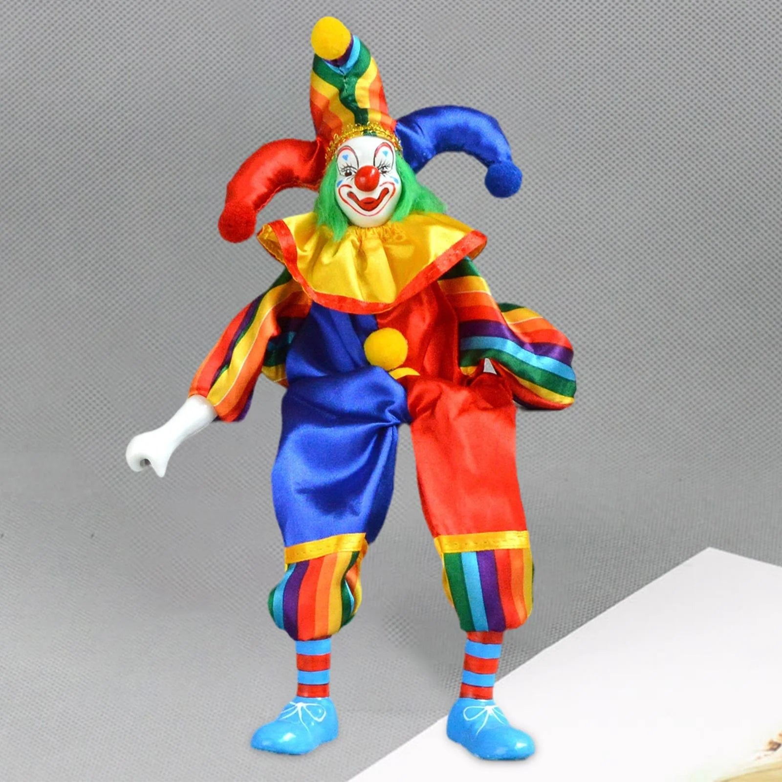 Harlequin Doll Porcelain Doll Toy Ornament O395