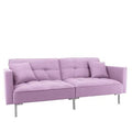 Twin 76'' Wide Linen Convertible Sofa X981