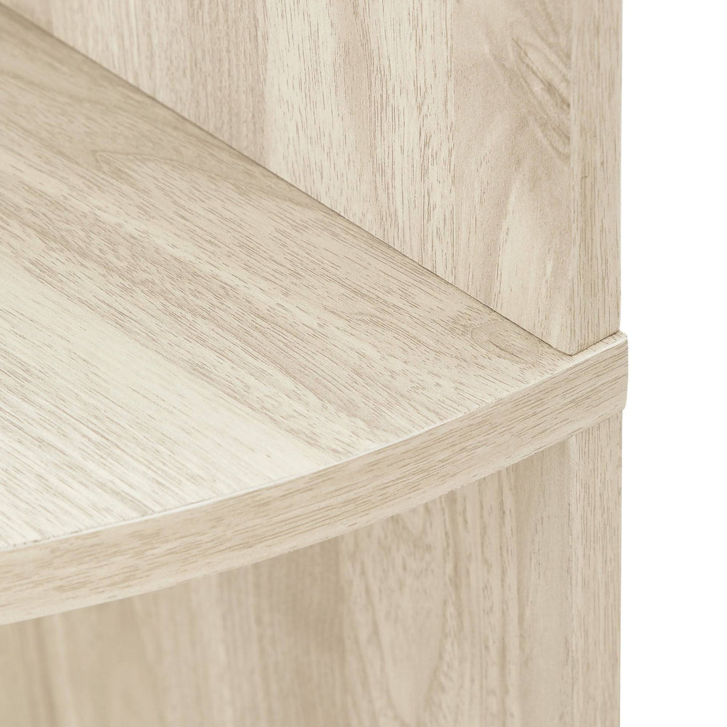 Birch Curved Front Corner Bookshelf K415297