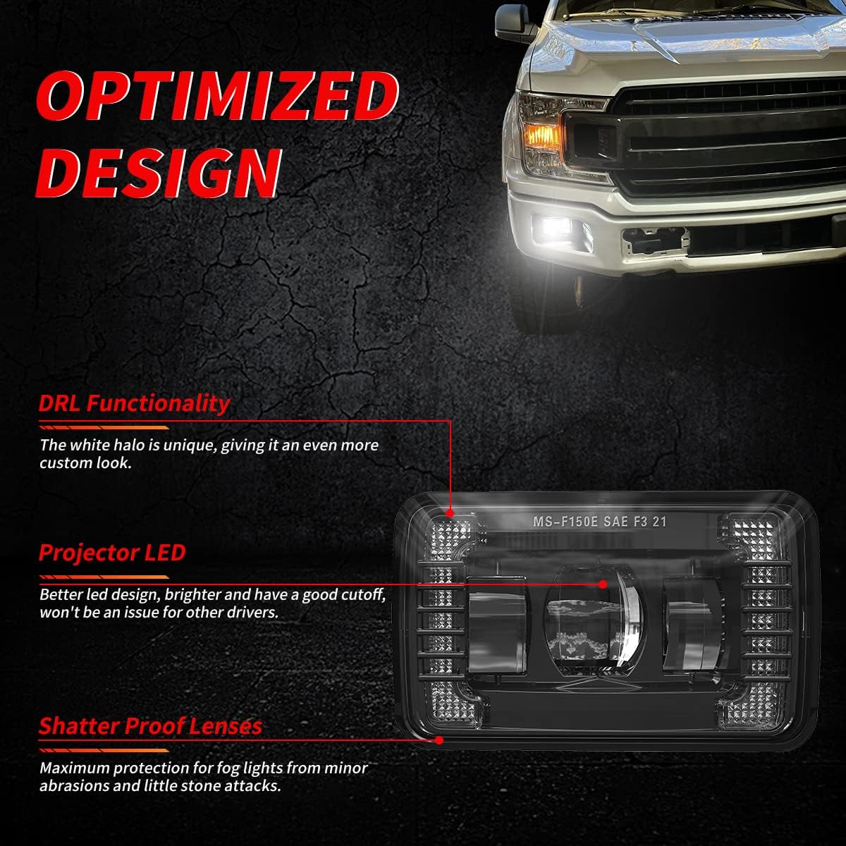 LED Fog Lights with DRL Pack of 2 M153