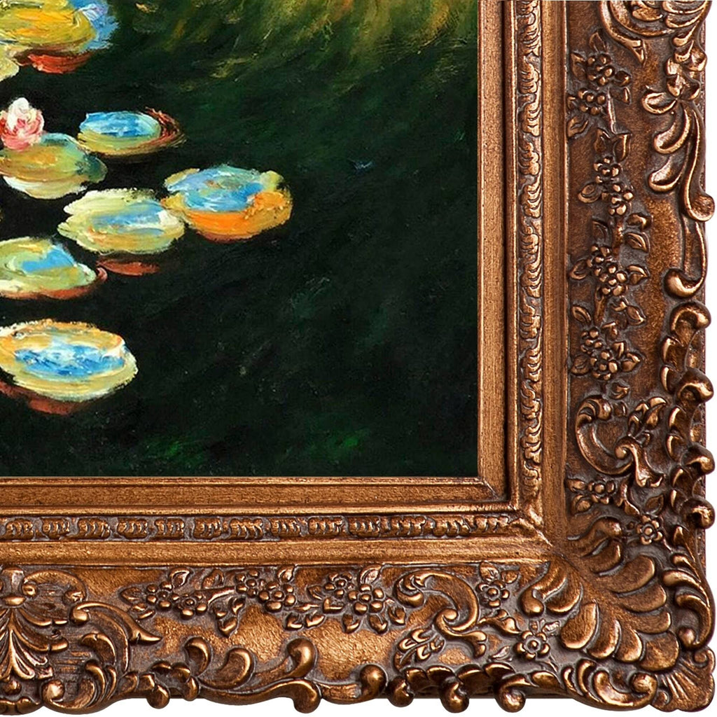 Water Lilies with Gold Frame G32674