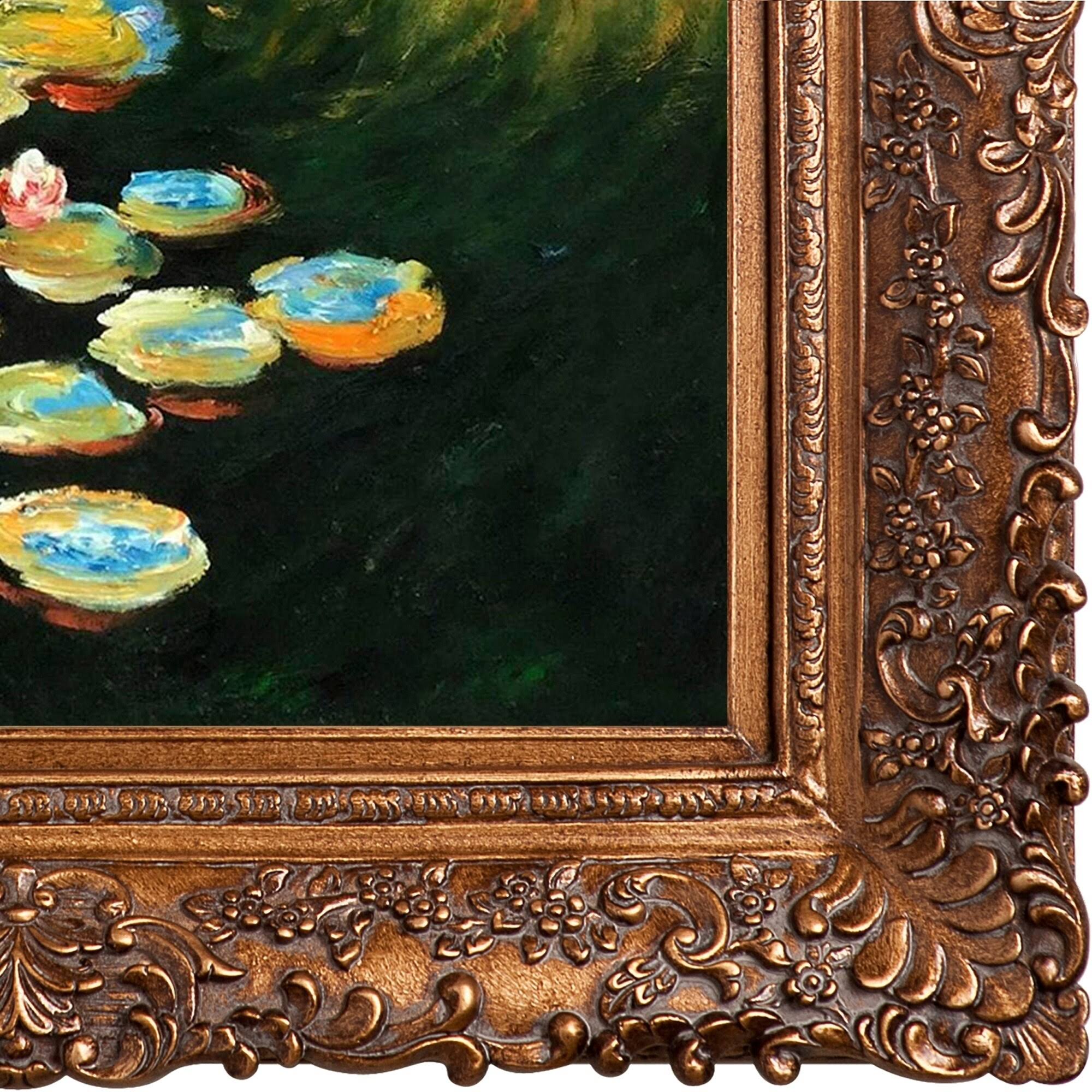 Water Lilies with Gold Frame G32674