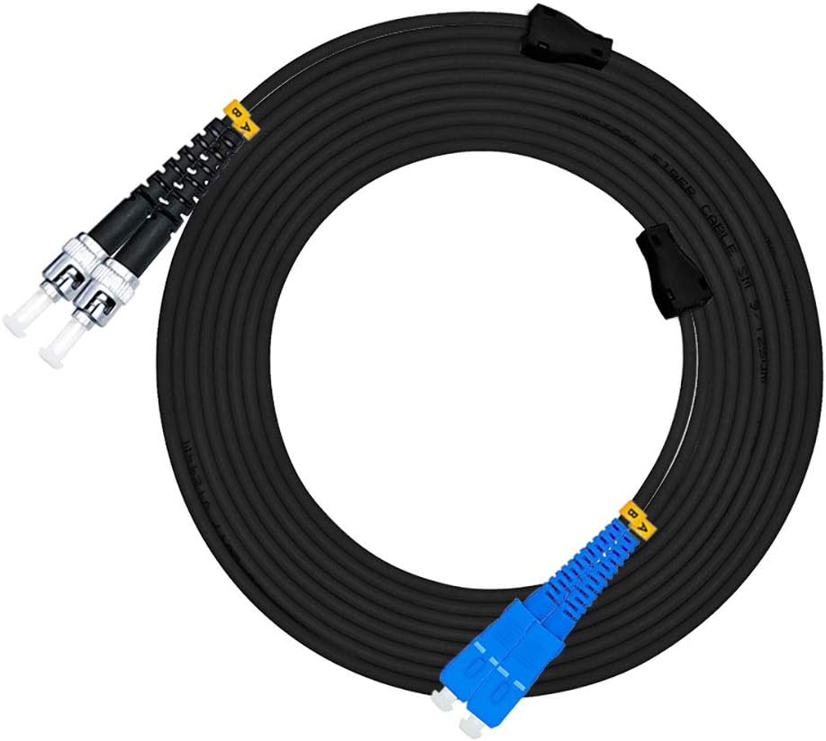 50M LC to LC Outdoor Armored Duplex 9/125 SM Fiber Optic Cable Singlemode G37189