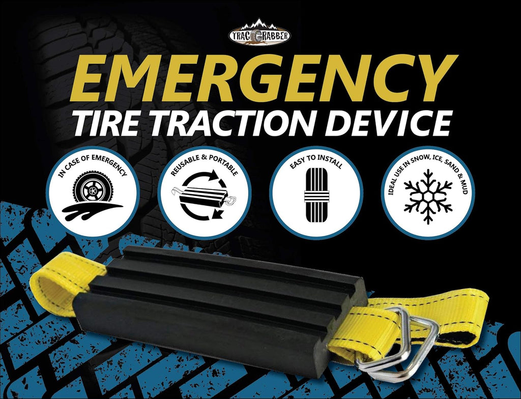 Set of 2 Tire Traction Device for Cars and Small SUVs B822