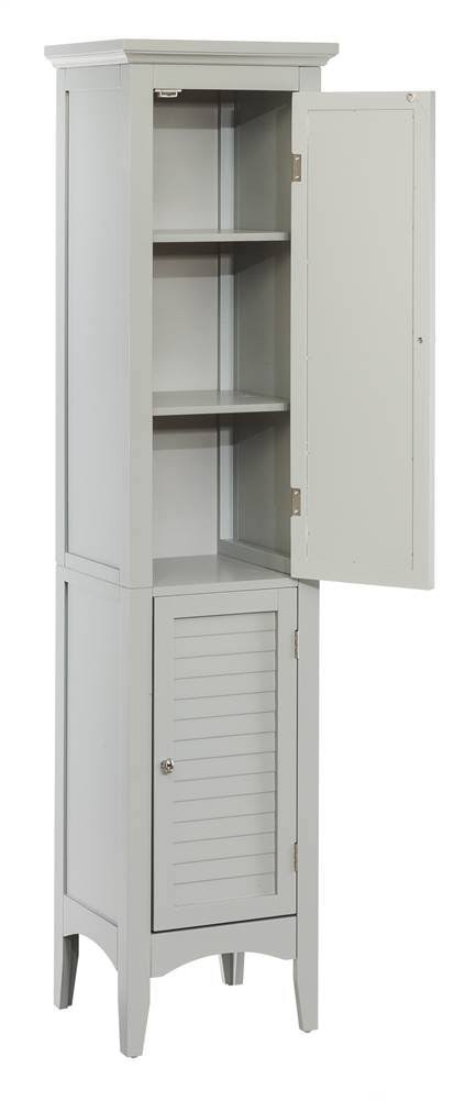 2-Door Linen Tower, Gray U15002