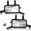 Pair Clear Fog Lights with H3 12V 20W Bulbs Q32529