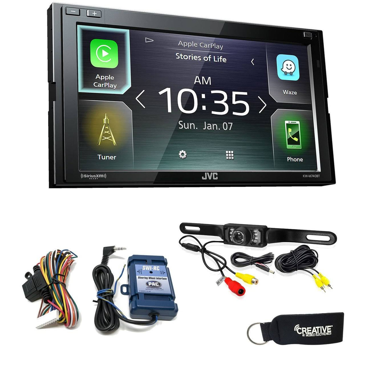 2-din Receiver with Back Up Camera P5348