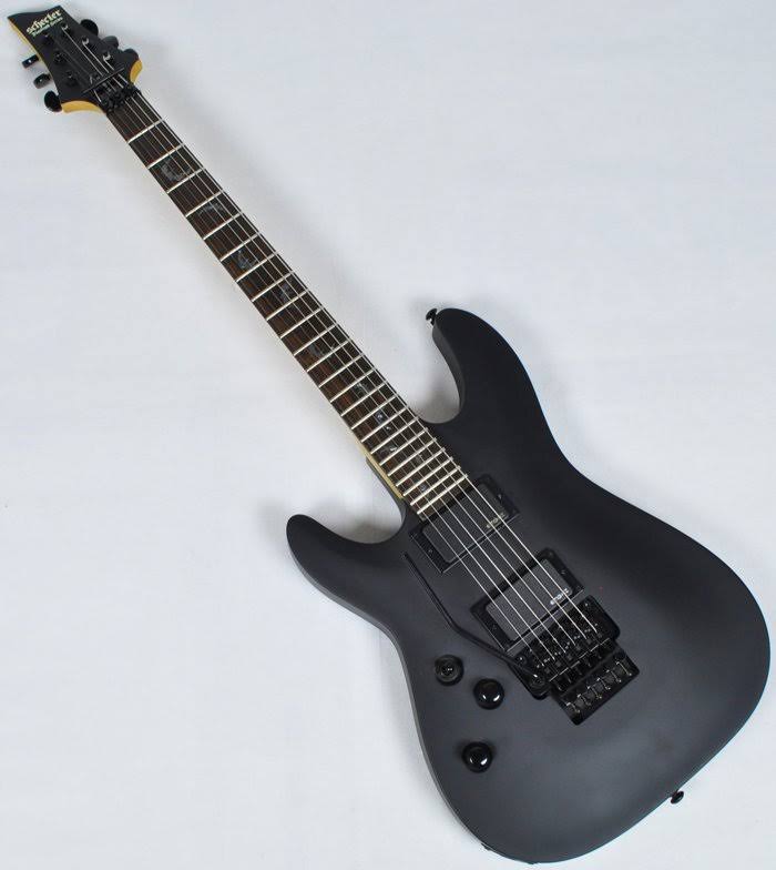Satin Black Left Handed Electric Guitar V6028