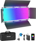 960 RGB LED Light with LCD Screen and Barndoor F62182