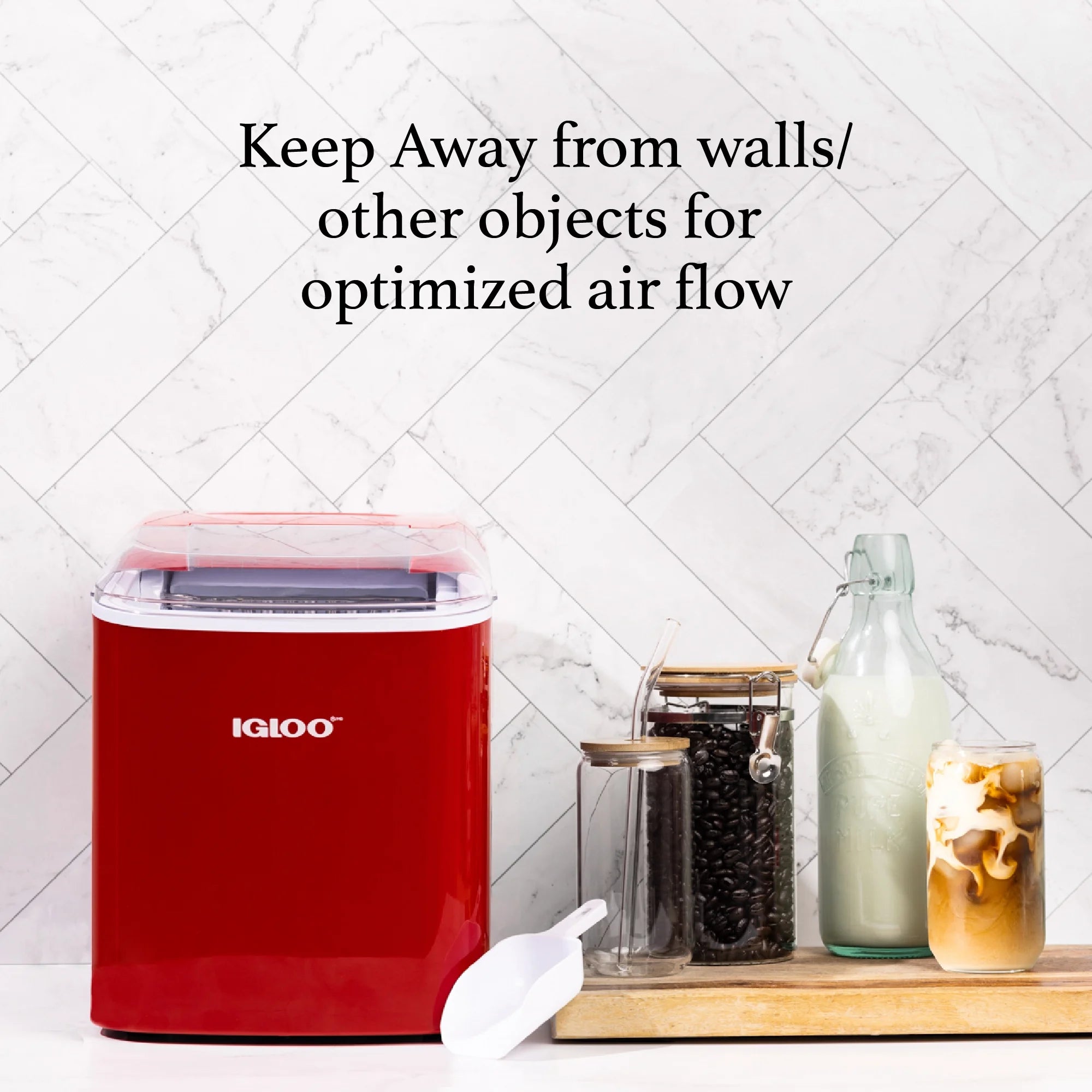 26-Pound Automatic Portable Countertop Ice Maker Machine O736925
