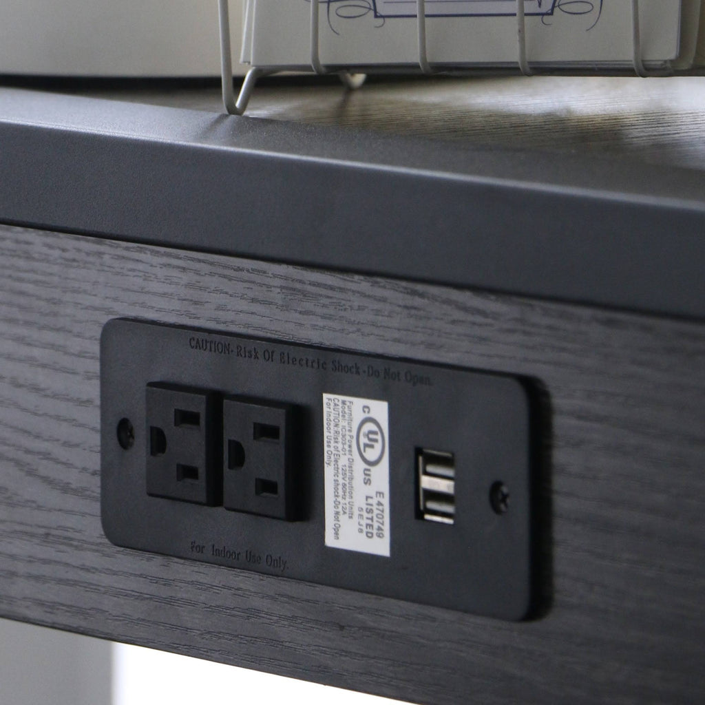 Dark Walnut Computer Desk N18657