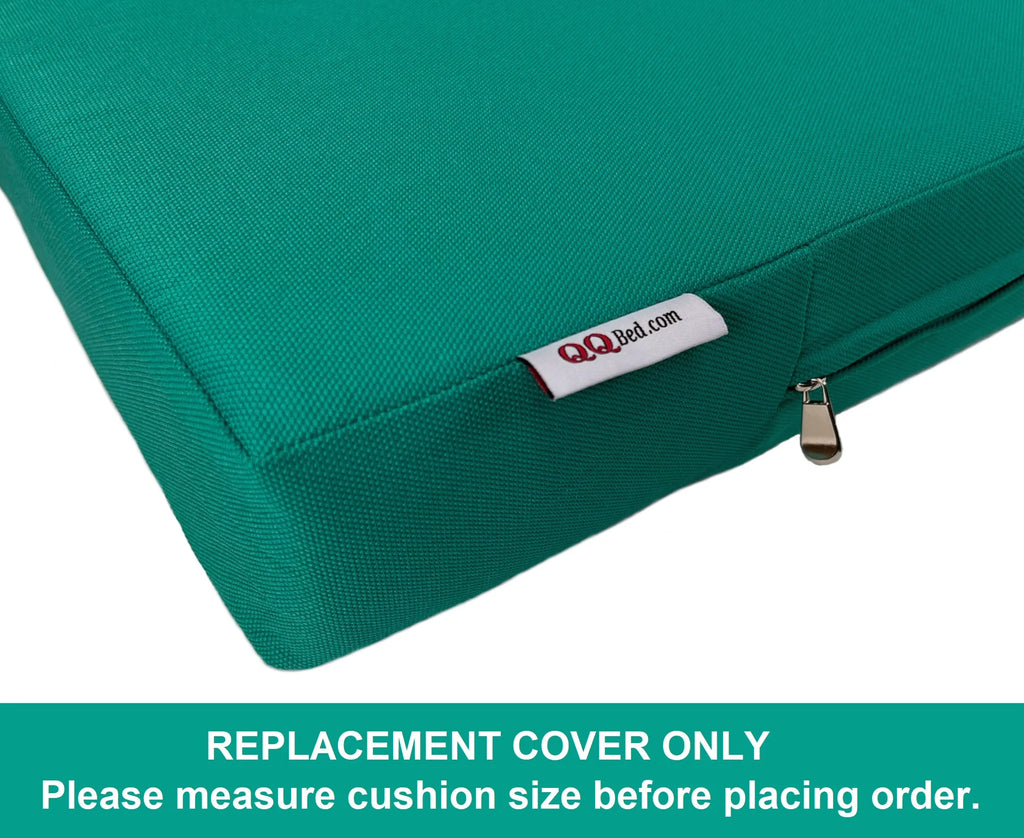 Patio Chair Cushion Pad Cover 24"X22"X4" Peacock W344