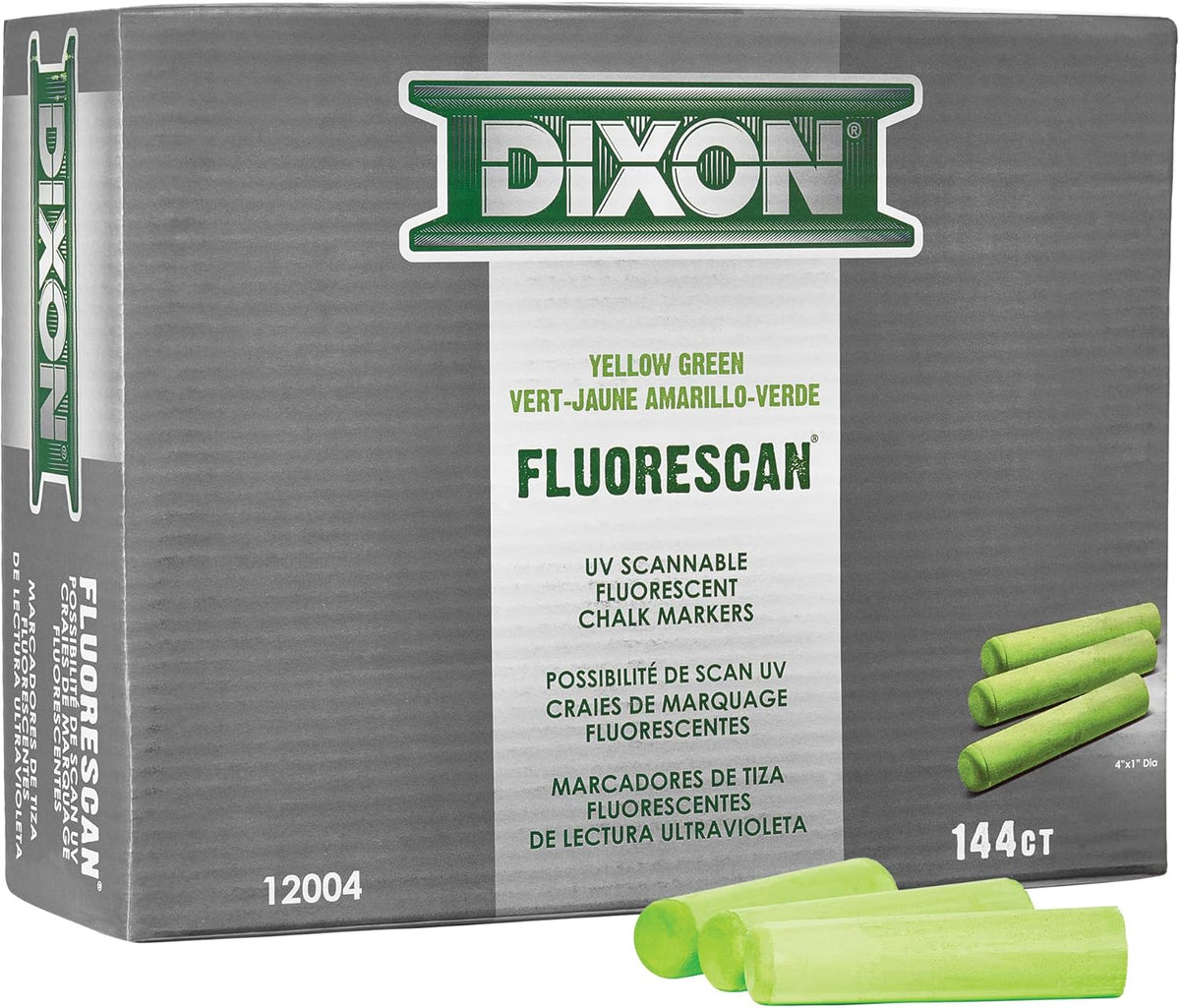 Yellow/Green Tapered Chalk, 144-Count Pack of 2 X76662