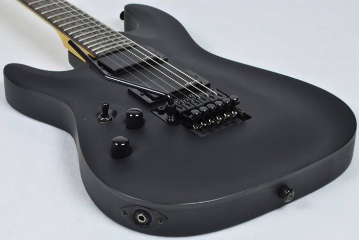 Satin Black Left Handed Electric Guitar V6028