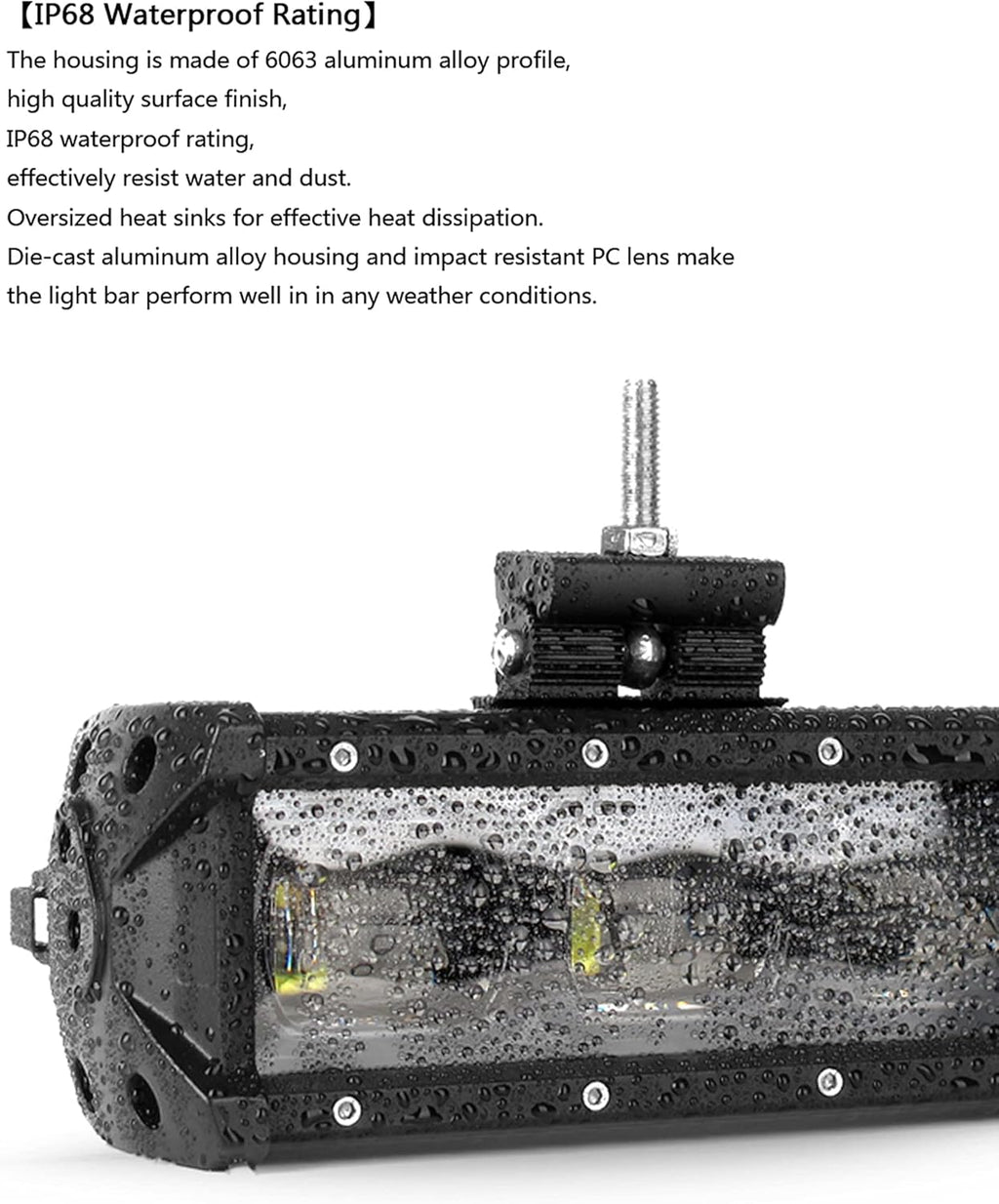 6D 33 Inch 150W Single Row LED Work Light Bar Z78642