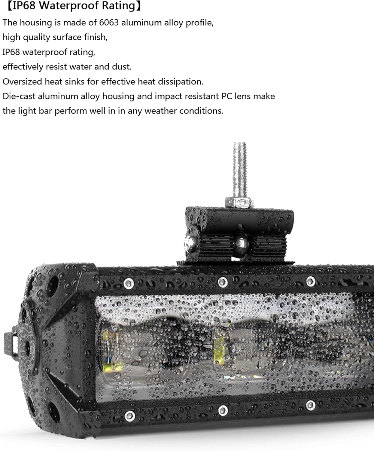 6D 33 Inch 150W Single Row LED Work Light Bar Z78642