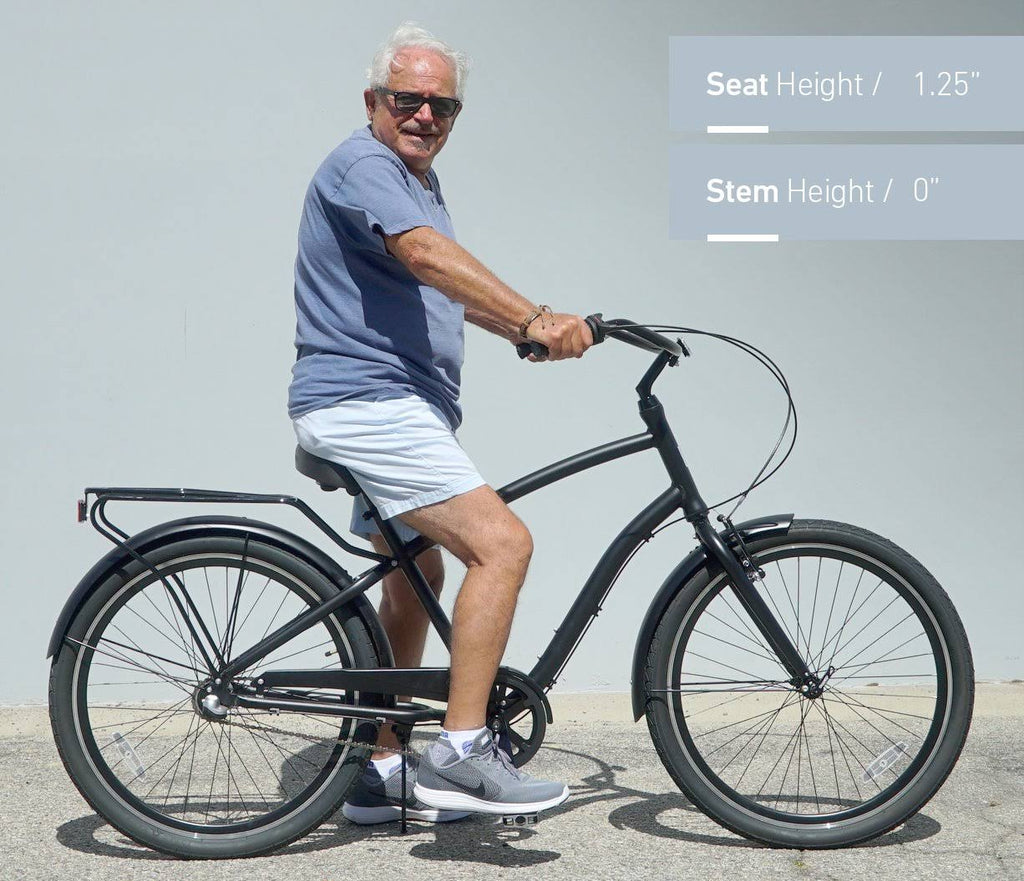 26x22 3 Speed Steel Sport Hybrid Cruiser Bicycle I9009