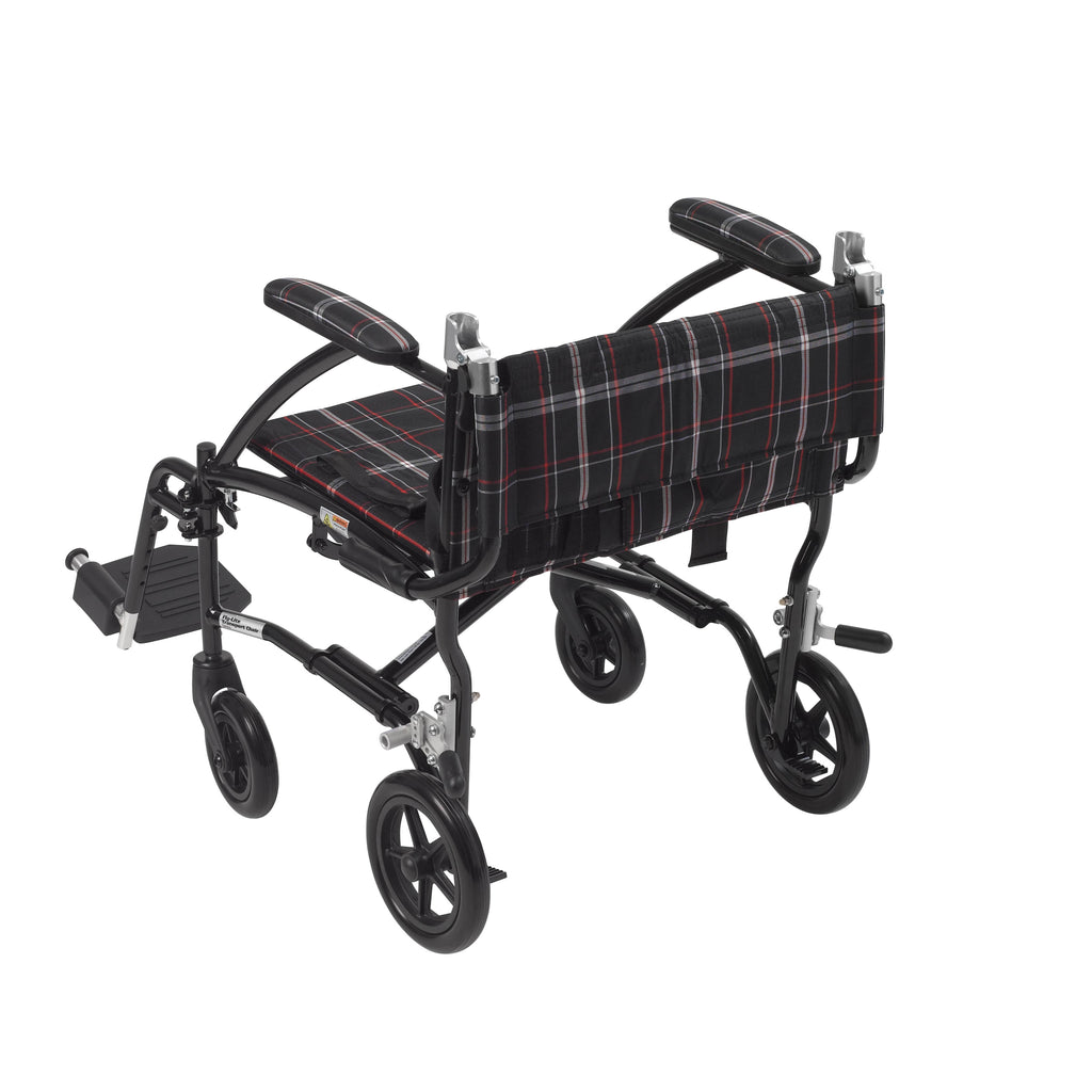Ultra Lightweight Transport Wheelchair (Black) E989