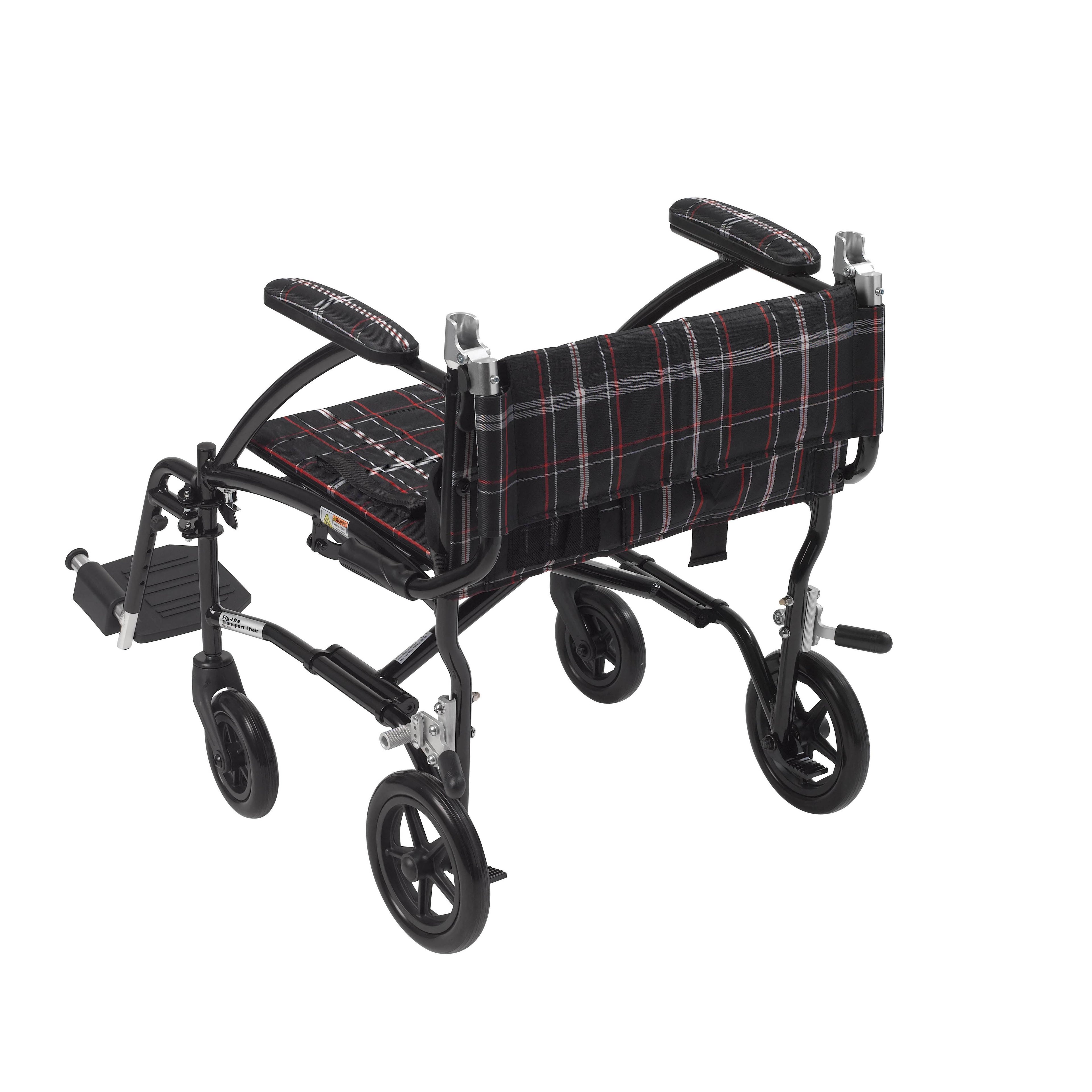 Ultra Lightweight Transport Wheelchair (Black) E989
