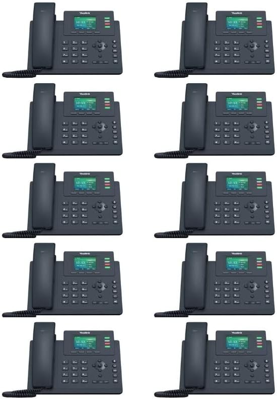 10 Pack VoIP IP Phone with 2.4-Inch Color Display S1482