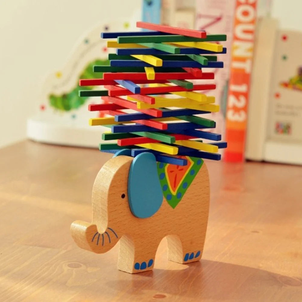 Wooden Stackable Building Blocks Educational Toys K8843