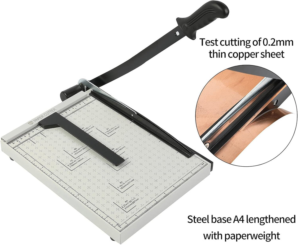 Guillotine Paper Cutter 21” Cutting Length with Safety Blade Lock X132766