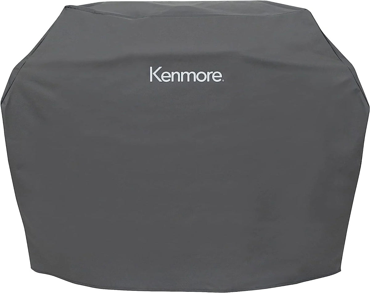 Gray 56-Inch Grill Cover for 4-Burner Gas Grill I41792