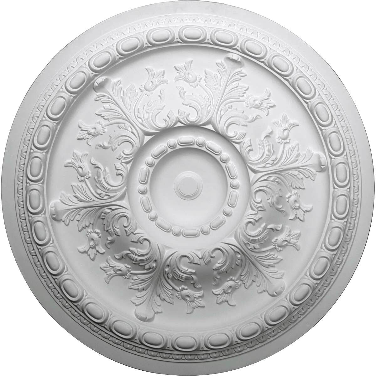 38 3/8x22OD x 2 7/8x22P Ceiling Medallion (Ultra Pure White) D605