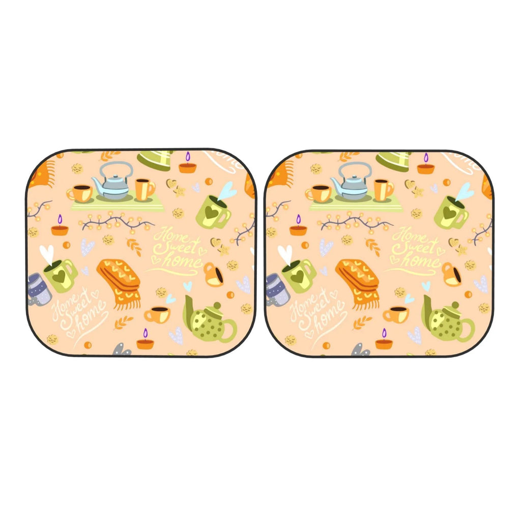 Foldable 2-Piece Car Front Window Sunshade D749949