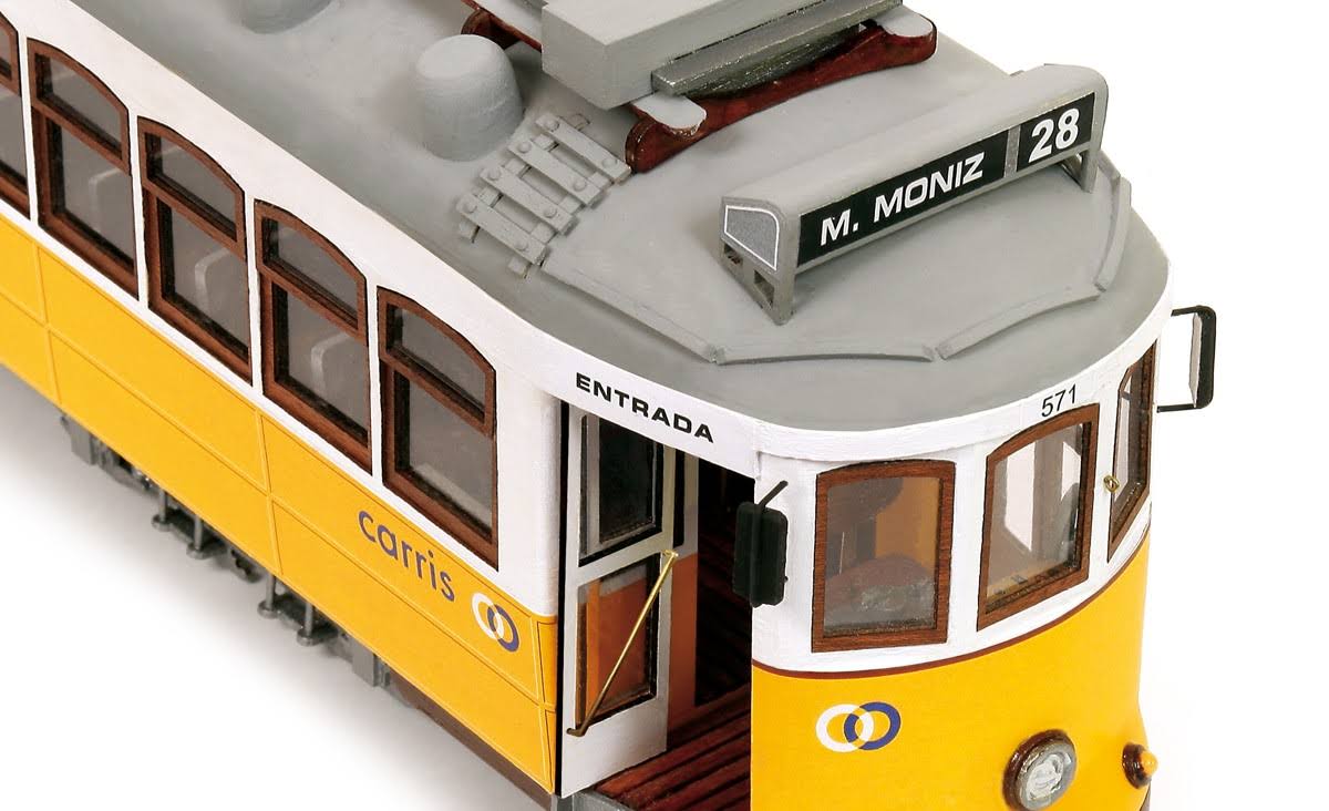 Lisboa Tram Wooden Model Kit, 1/24 Scale N86677