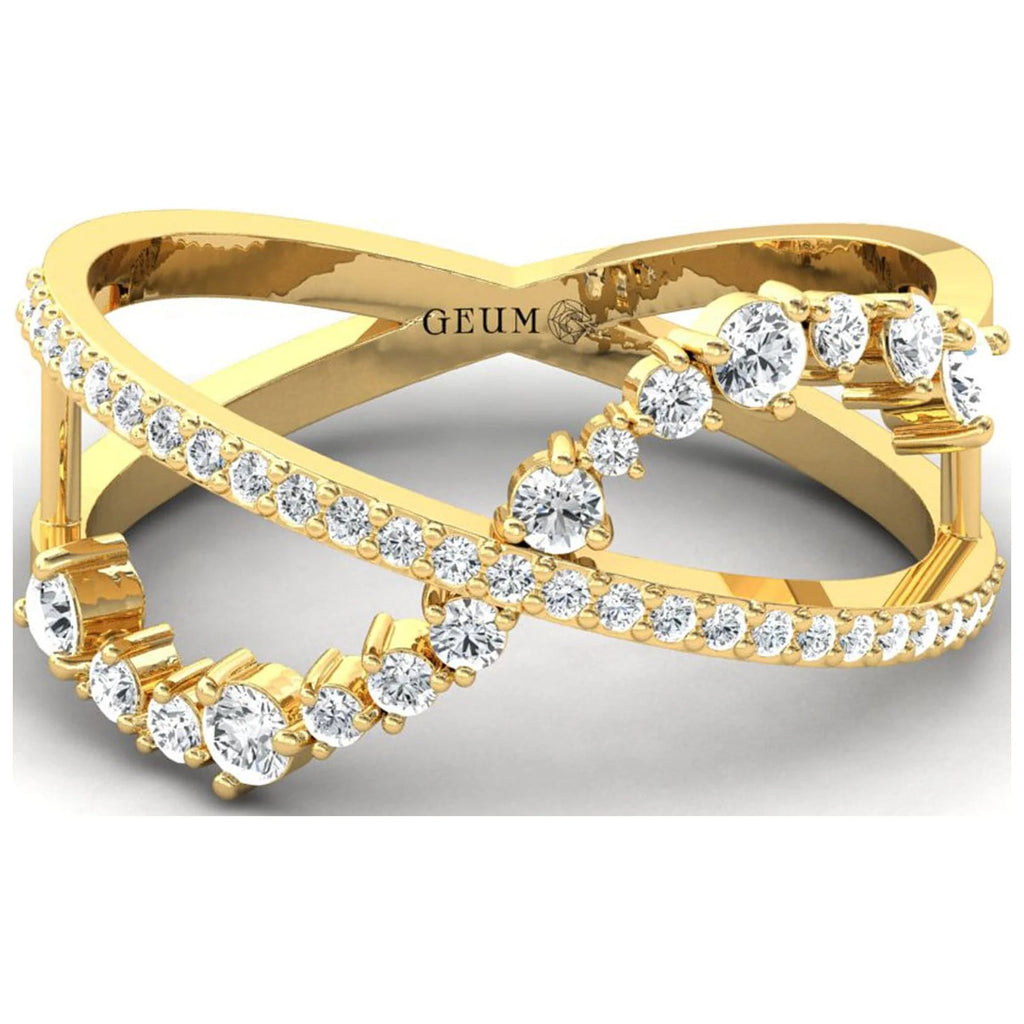 14k Yellow Gold Diamond Ring V660091