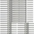 Stainless Steel Cable Railing Hardware Kit, Adjustable Angle Turnbuckle Kit 30 Pairs R163089