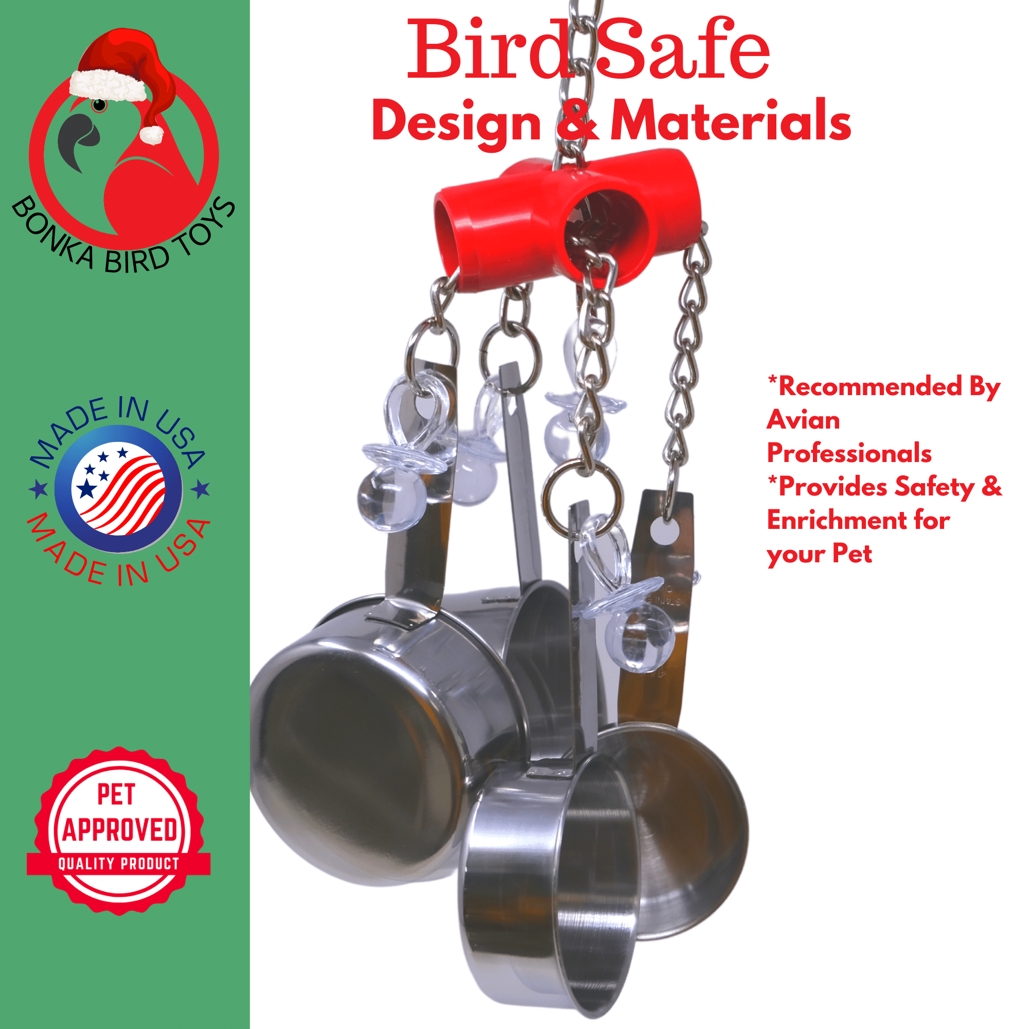 Red Clacker Bird Toy V22917