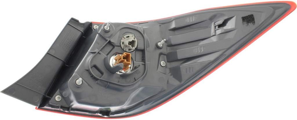 Tail Light Assembly Pair for Toyota Corolla 2014 2015 2016 Outer O72481