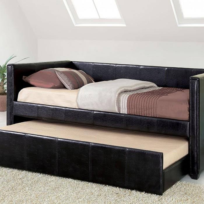 Black Trundle Daybed U642229